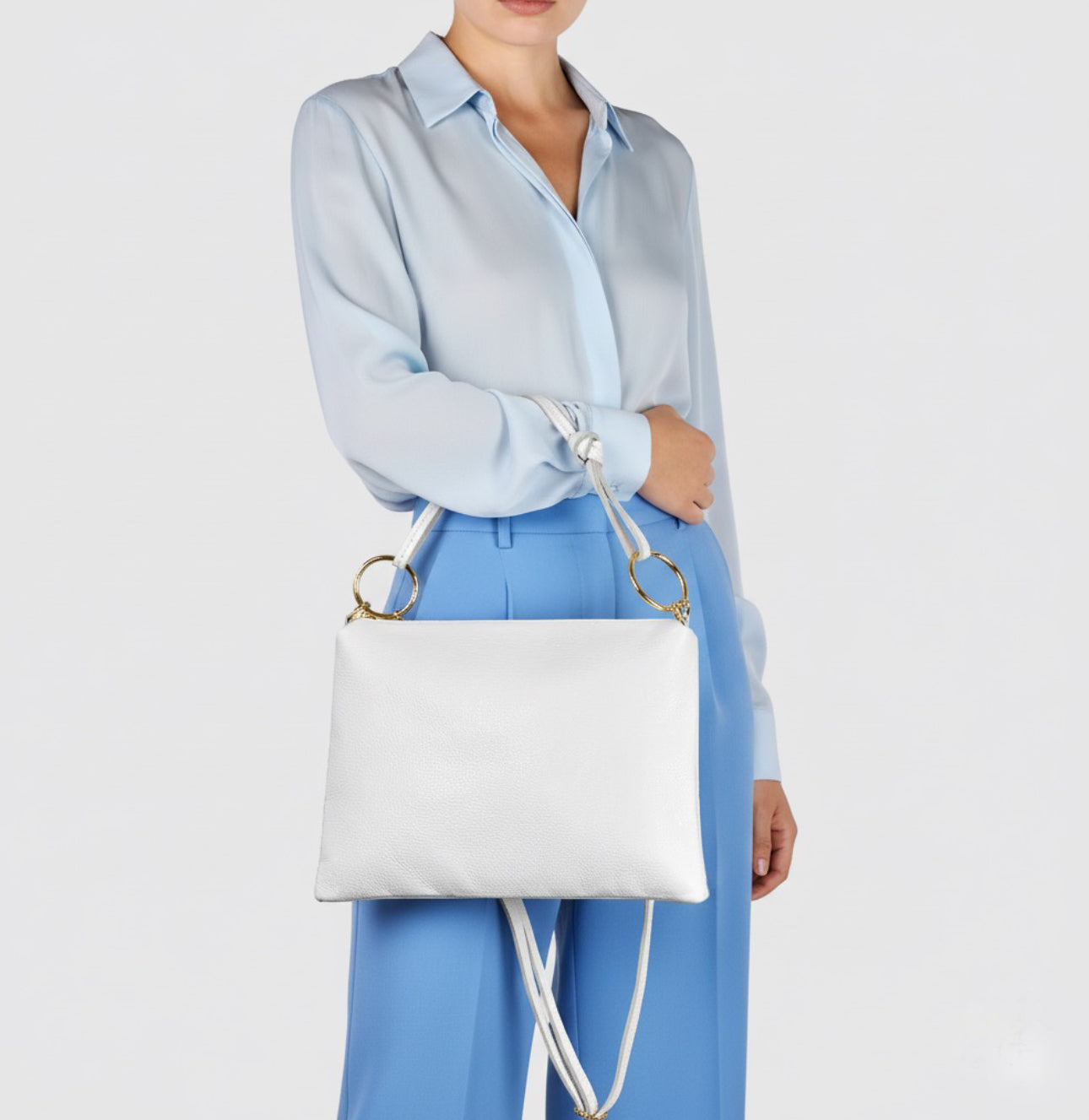 Italian Genuine Calf Leather Shoulder Bag