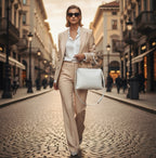 Italian Genuine Calf Leather Shoulder Bag
