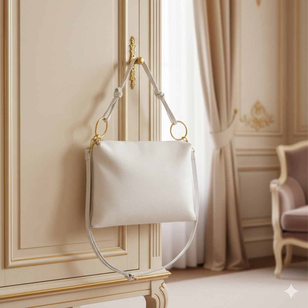 Italian Genuine Calf Leather Shoulder Bag