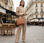 Italian Genuine Calf Leather Shoulder Bag