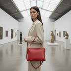 Italian Genuine Calf Leather Shoulder Bag