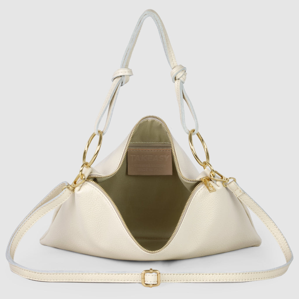 Italian Genuine Calf Leather Shoulder Bag