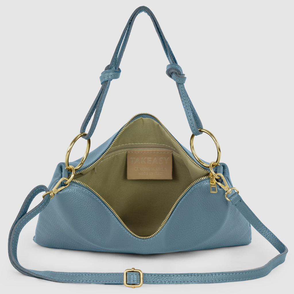 Italian Genuine Calf Leather Shoulder Bag