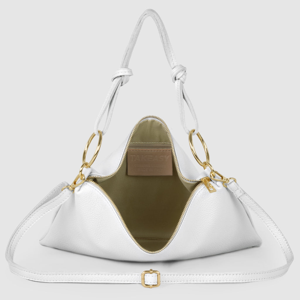 Italian Genuine Calf Leather Shoulder Bag