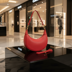 Italian Genuine Calf Leather Shoulder Bag 222024
