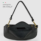 Italian Genuine Calf Leather Shoulder Bag 222024