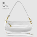 Italian Genuine Calf Leather Shoulder Bag 222024