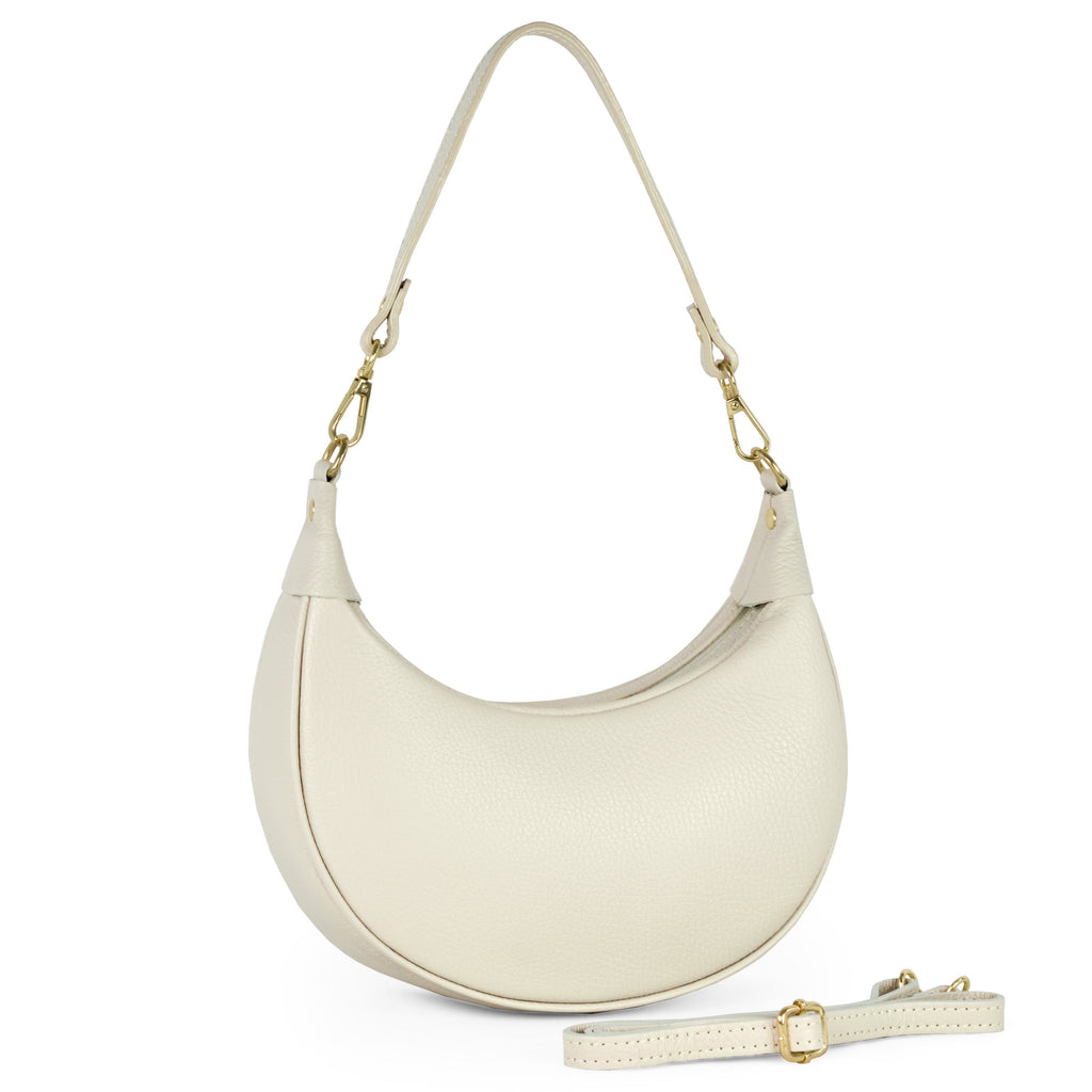 Italian Genuine Calf Leather Shoulder Bag 222024