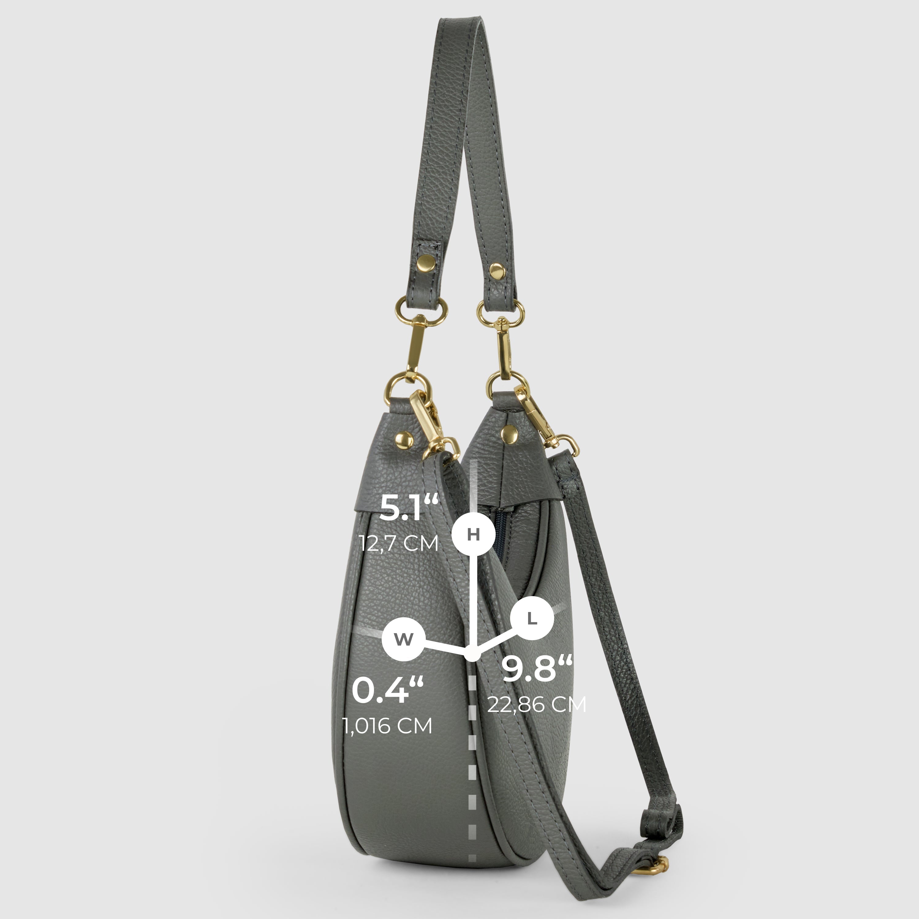 Calf Leather Shoulder Bag