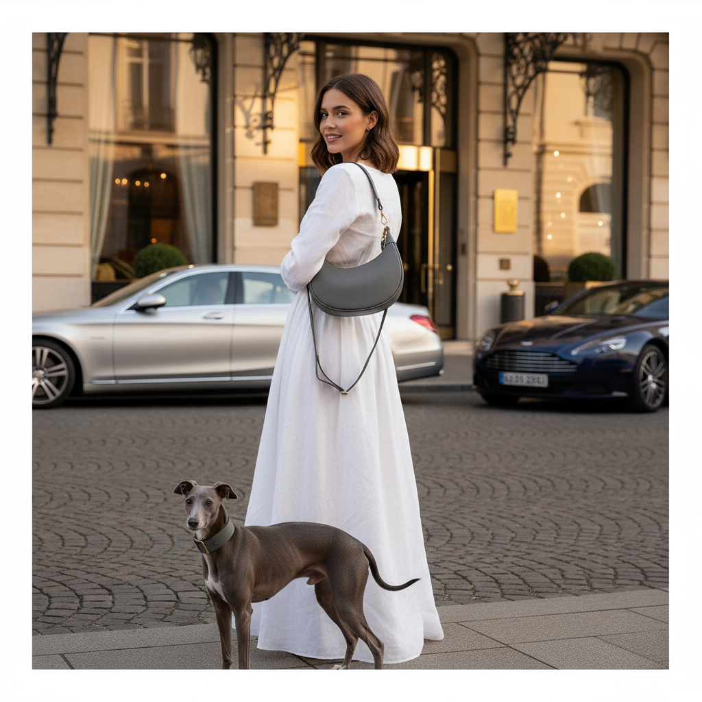 Calf Leather Shoulder Bag