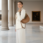 Italian Genuine Calf Leather Shoulder Bag 222024