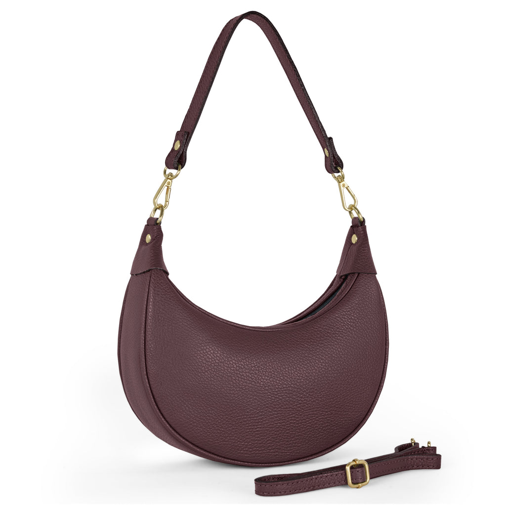 Italian Genuine Calf Leather Shoulder Bag 222024