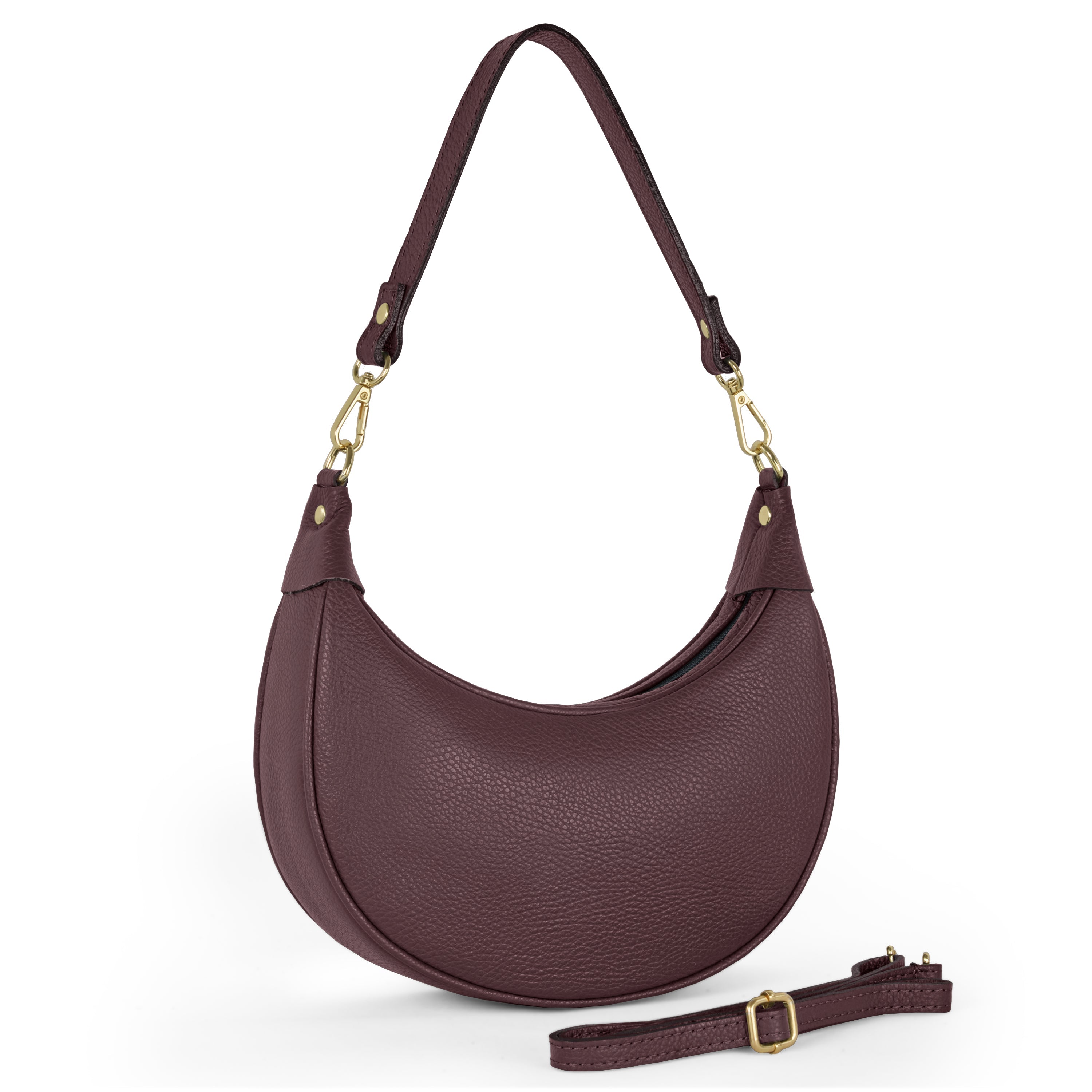 Italian Genuine Calf Leather Shoulder Bag 222024