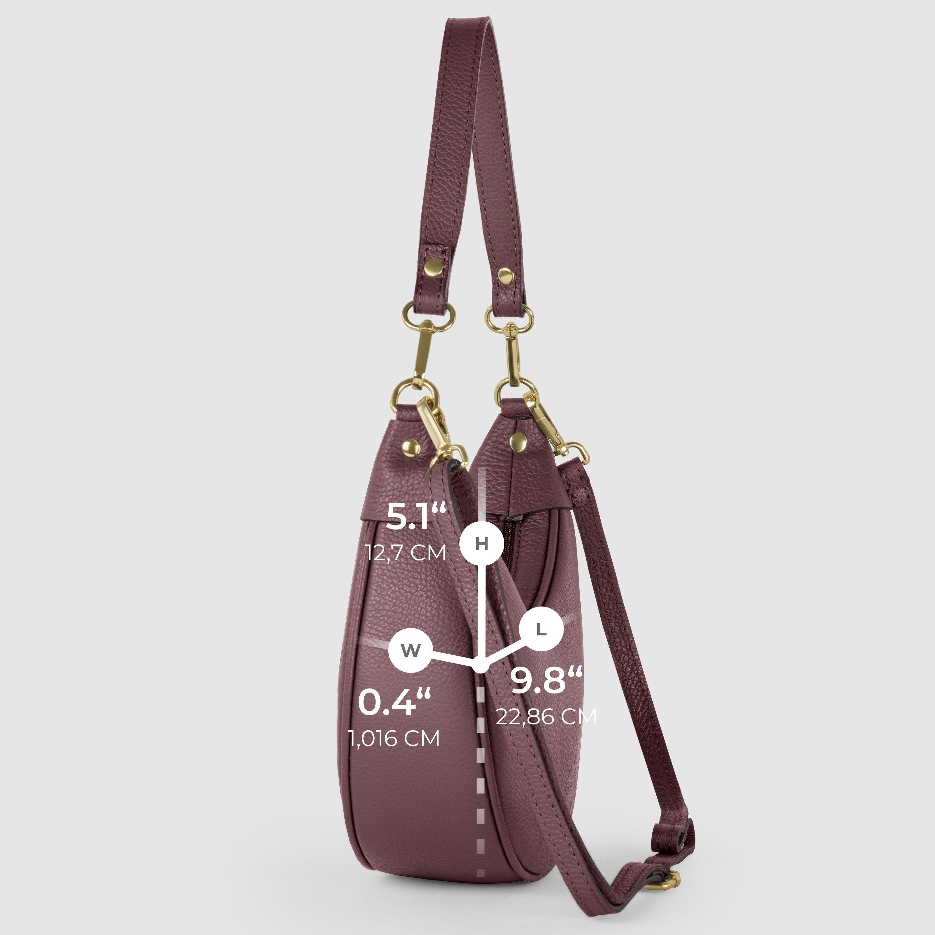 Calf Leather Shoulder Bag