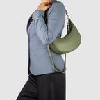 Italian Genuine Calf Leather Shoulder Bag 222024