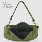 Italian Genuine Calf Leather Shoulder Bag 222024