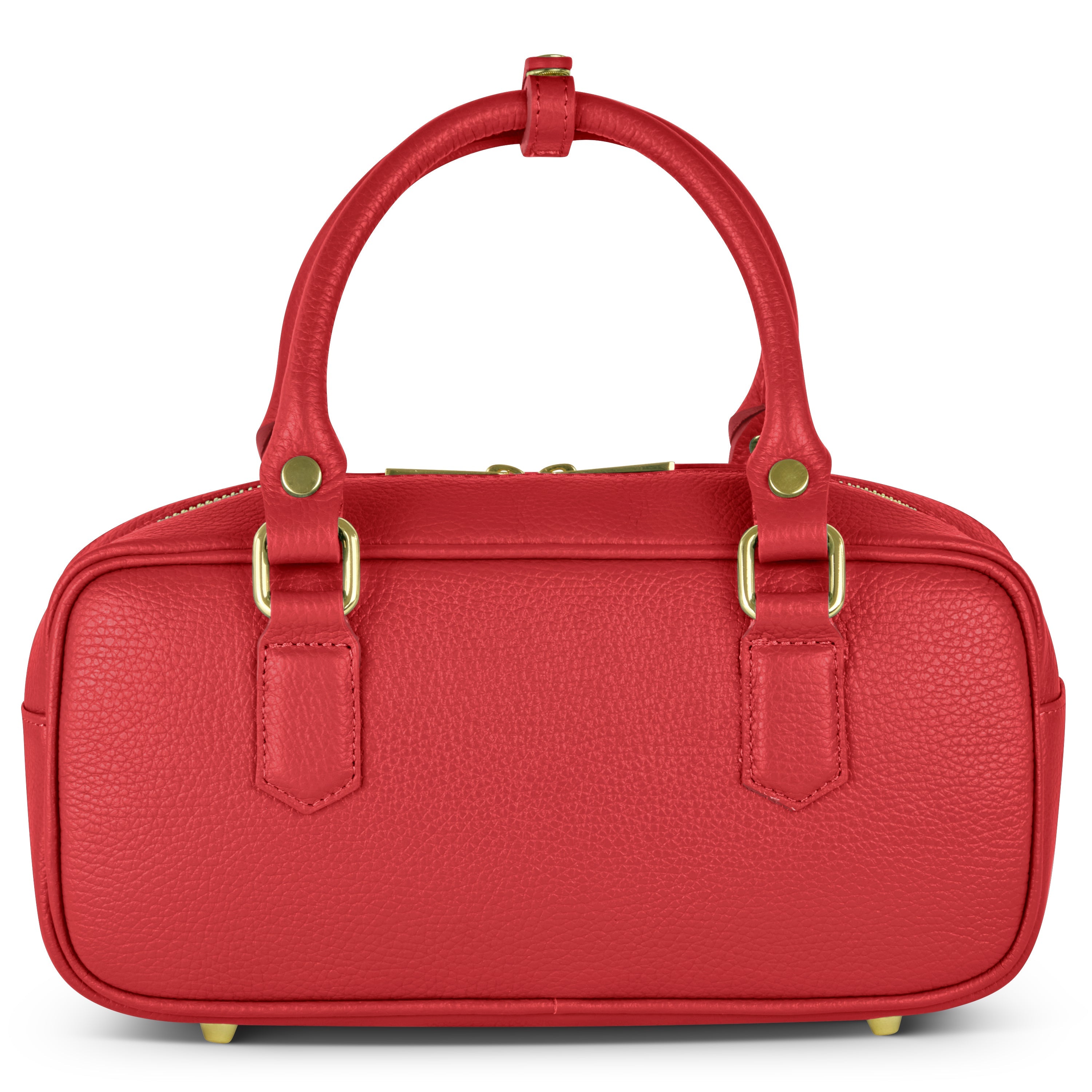 Italian Genuine Calf Leather Top-Handle Bag