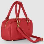 Italian Genuine Calf Leather Top-Handle Bag