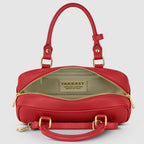 Italian Genuine Calf Leather Top-Handle Bag
