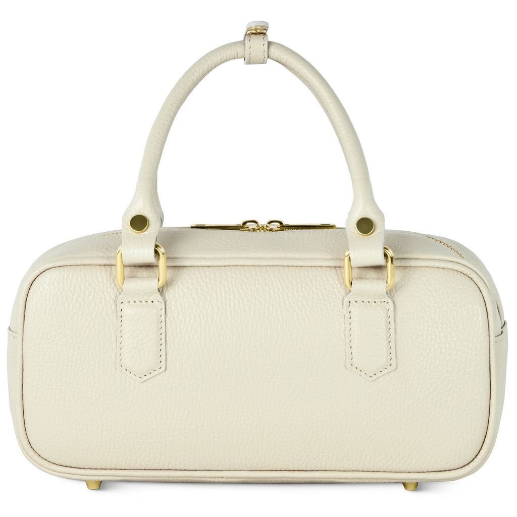 Italian Genuine Calf Leather Top-Handle Bag