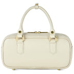Italian Genuine Calf Leather Top-Handle Bag