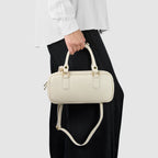 Italian Genuine Calf Leather Top-Handle Bag