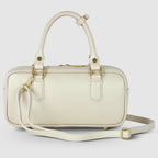 Italian Genuine Calf Leather Top-Handle Bag