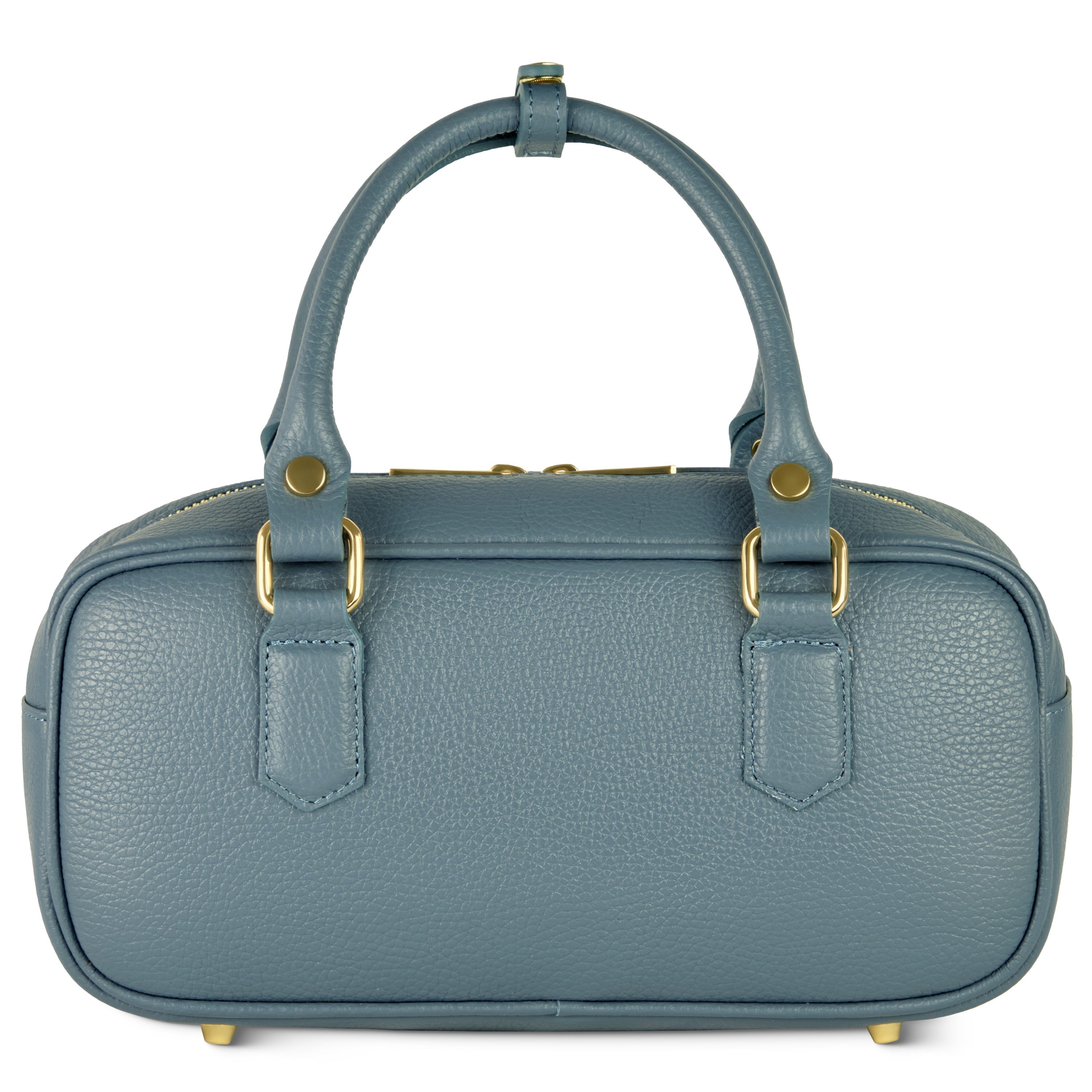 Italian Genuine Calf Leather Top-Handle Bag