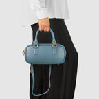 Italian Genuine Calf Leather Top-Handle Bag