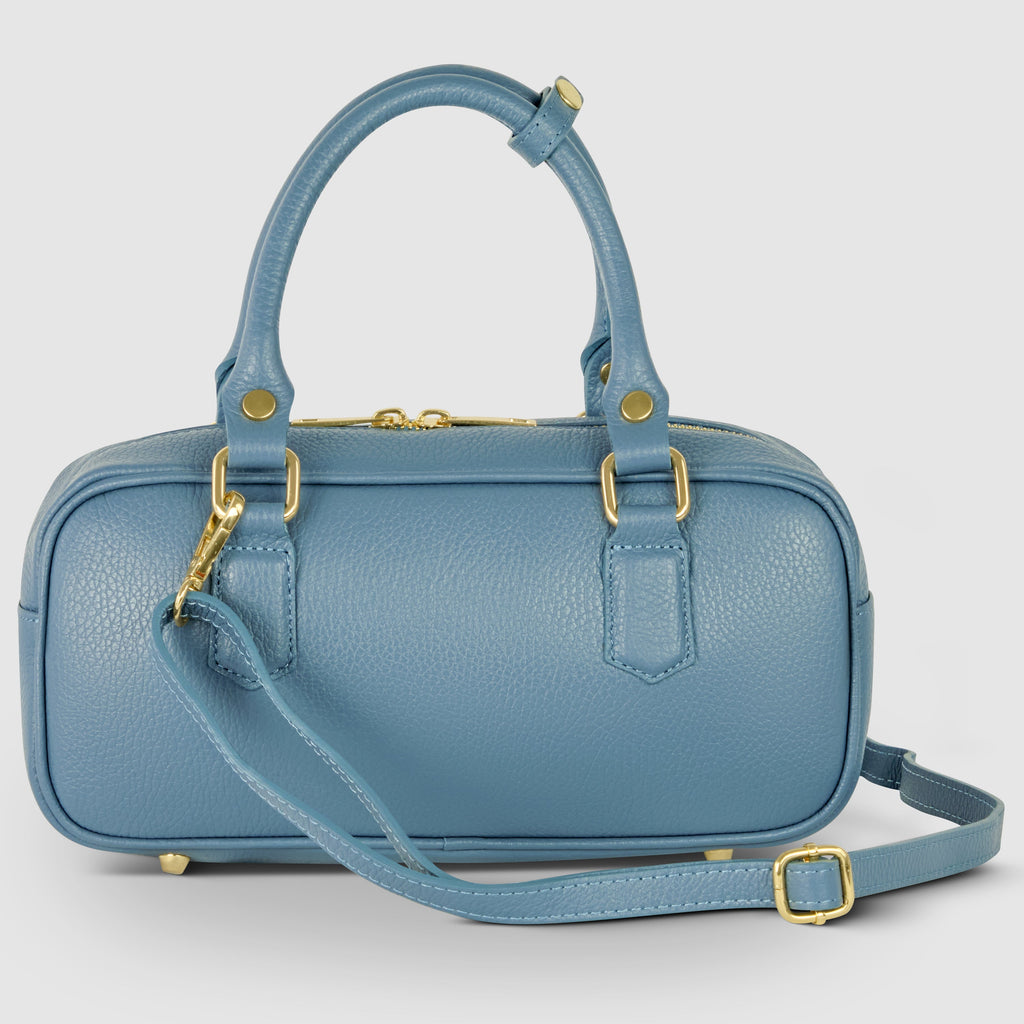 Italian Genuine Calf Leather Top-Handle Bag