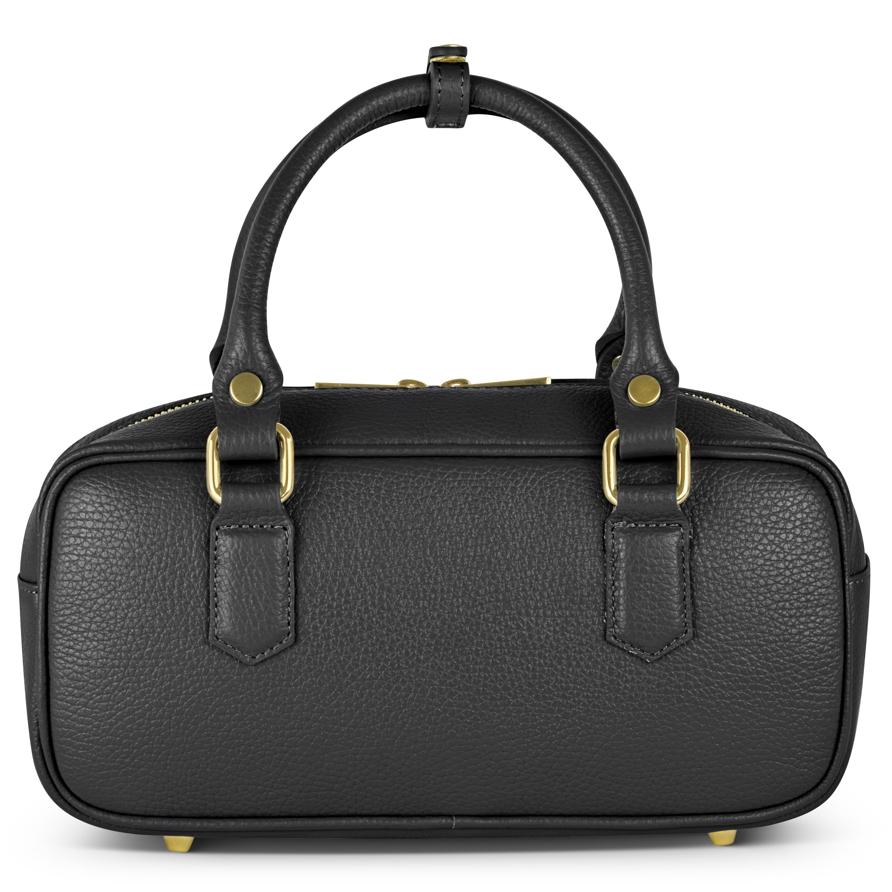 Italian Genuine Calf Leather Top-Handle Bag