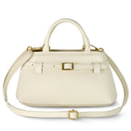 Italian Genuine Calf Leather Top-Handle Bag