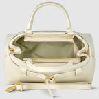 Italian Genuine Calf Leather Top-Handle Bag