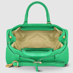 Italian Genuine Calf Leather Top-Handle Bag