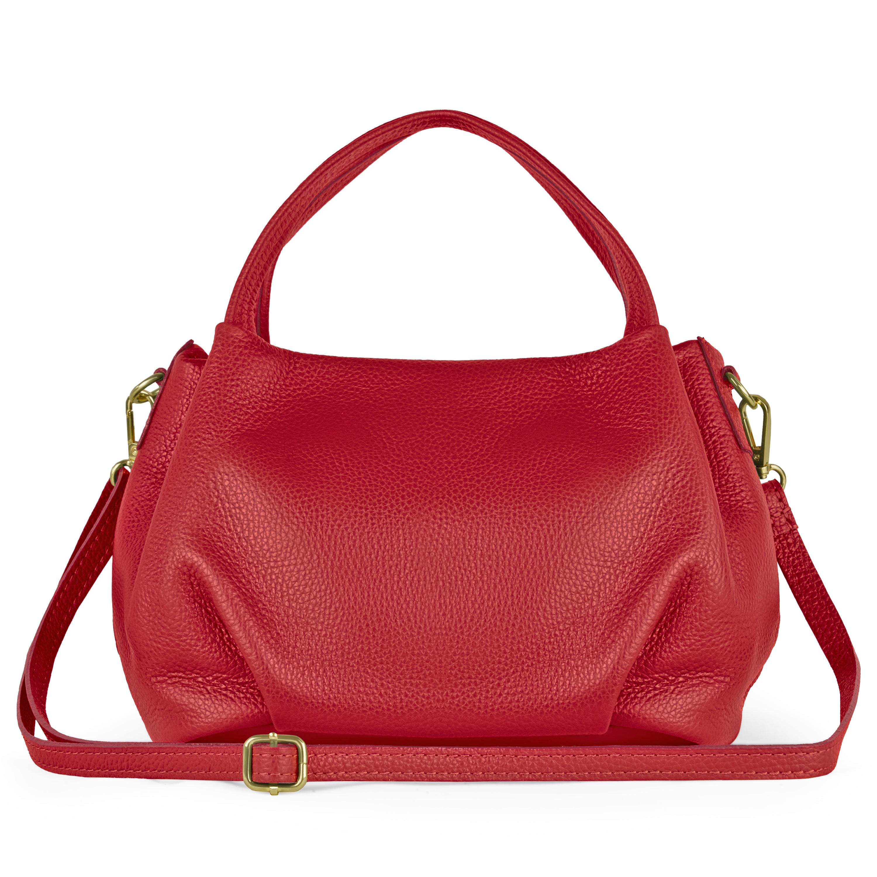 Italian Genuine Calf Leather Top-Handle Bag