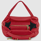 Italian Genuine Calf Leather Top-Handle Bag