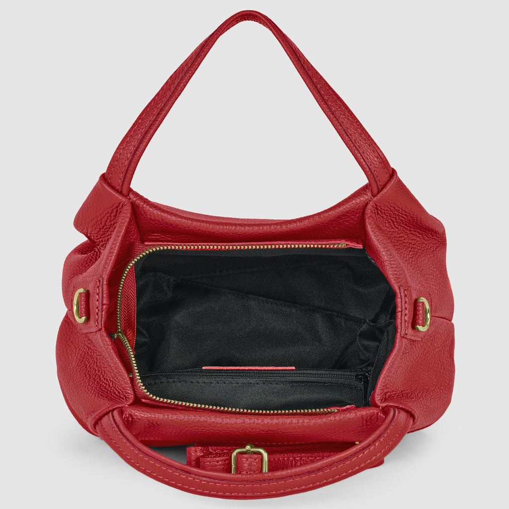 Italian Genuine Calf Leather Top-Handle Bag