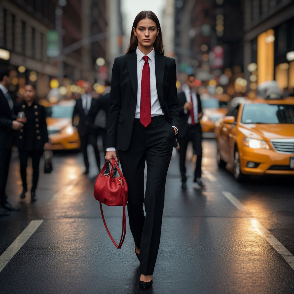 Italian Genuine Calf Leather Top-Handle Bag