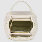 Italian Genuine Calf Leather Top-Handle Bag