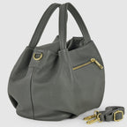 Italian Genuine Calf Leather Top-Handle Bag