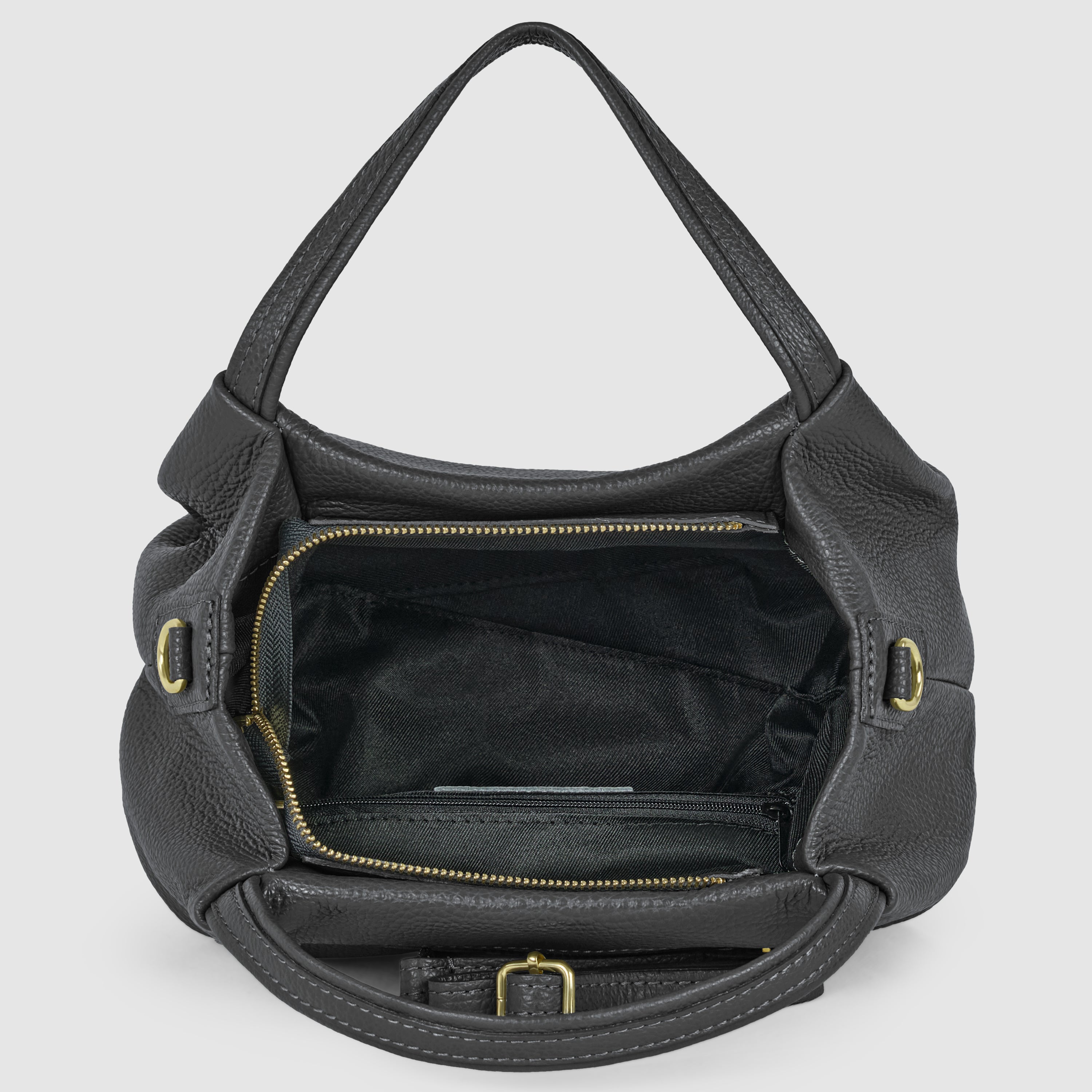 Italian Genuine Calf Leather Top-Handle Bag