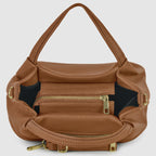 Italian Genuine Calf Leather Top-Handle Bag