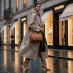 Italian Genuine Calf Leather Top-Handle Bag