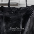 Italian Genuine Metallic Suede Tote Bag 201718