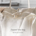 Italian Genuine Metallic Suede Tote Bag 201718