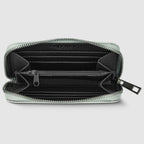 Weave Metallic Suede Leather Wallet