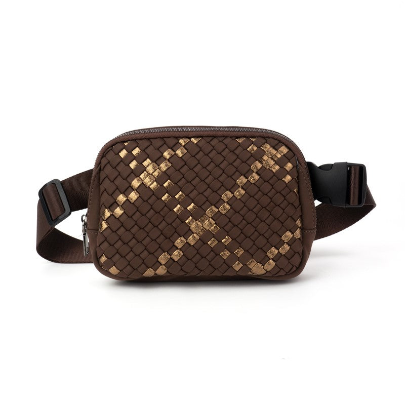 The Ella | Woven Neoprene Belt Bag