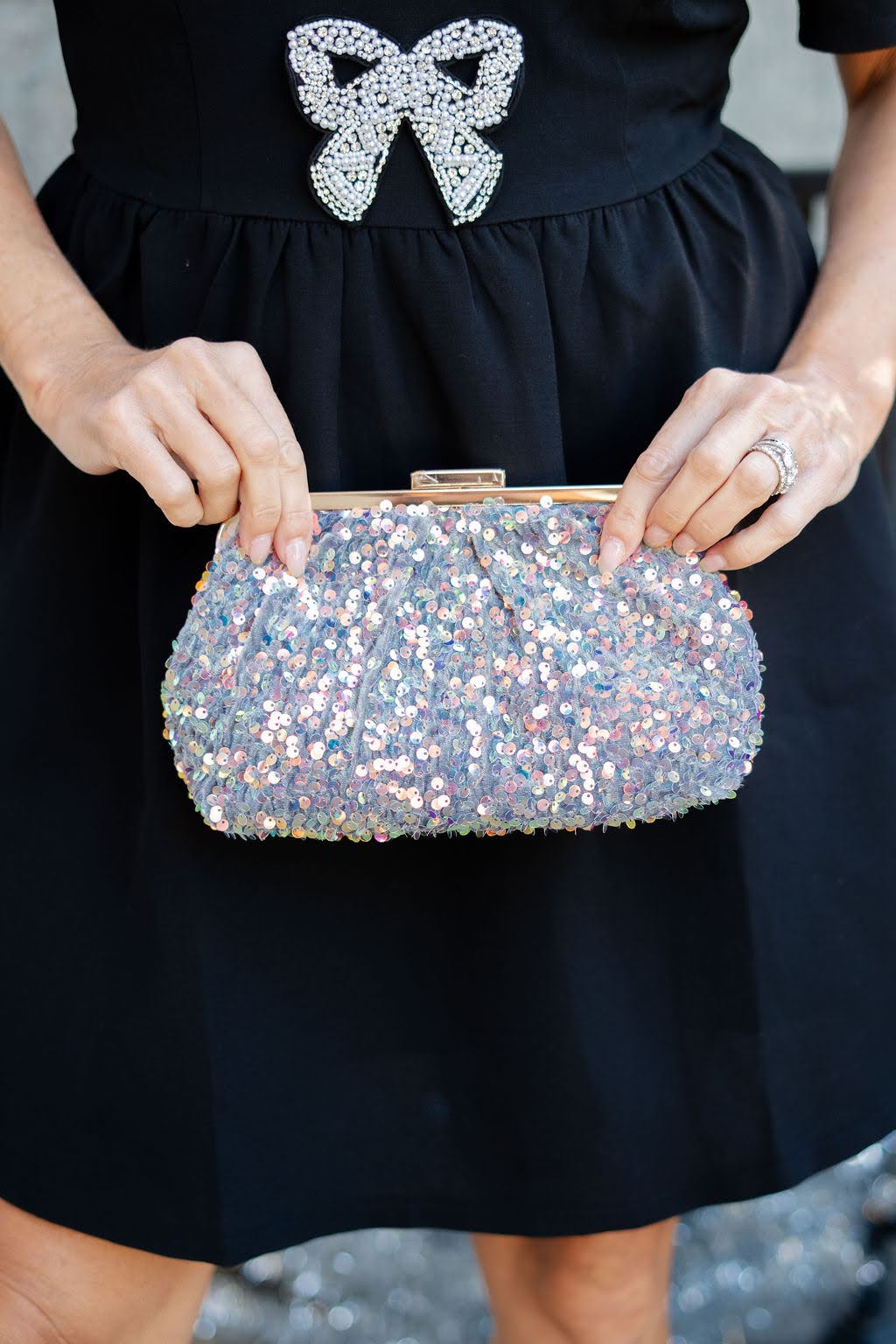 Trixie Sequin Clutch