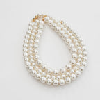 Chunky Three Piece Pearl Necklace