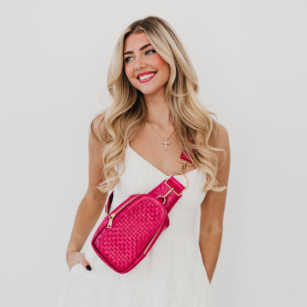 Waverly Woven Sling Bag